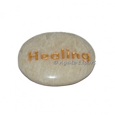 Moonstone Healing Engraved Gemstones