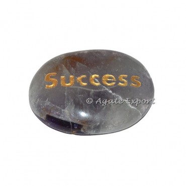 Amethyst Success Engrave Stones