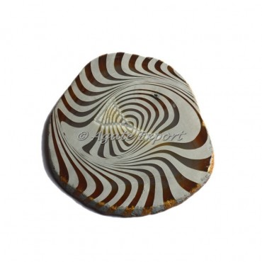 3D Engraved Design On Agate Slice