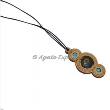 Third Eye Engraved Wood Pendants