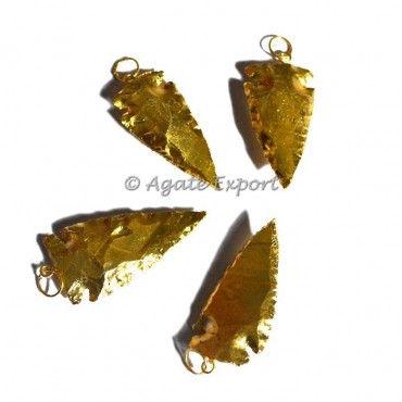 Full Gold Electroplated Arrowheads