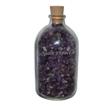 Amethyst Chips Bottle