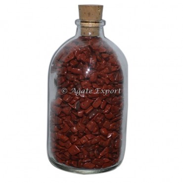 Red Jasper Chips Bottle
