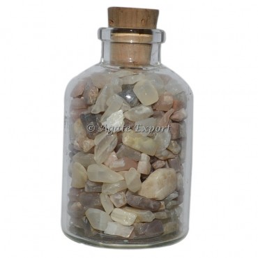 Moonstone Small Chips Mini Bottle