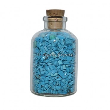 Turquise Stone Chips Mini Bottle