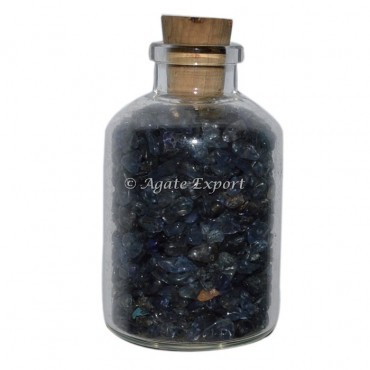 Iolite Stone Chips Mini Bottle