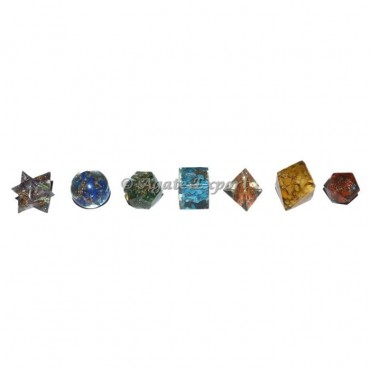 7 Chakra Orgone Geometry Set