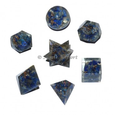 Lapis Lazuli Orgone Geometry Set