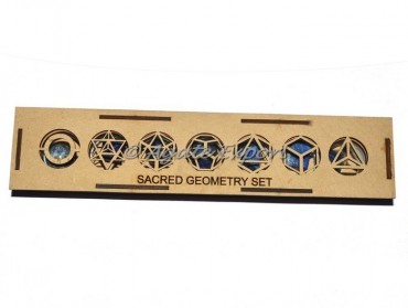 Lapis Lazuli  Geometry Set With Gift Box