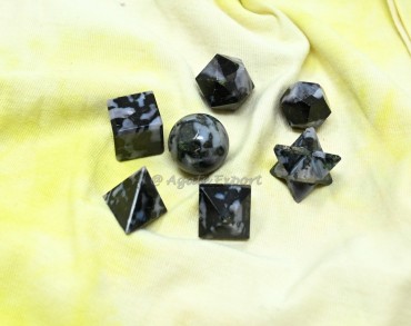 Indigo Gabro Geometry Set 7 Pcs