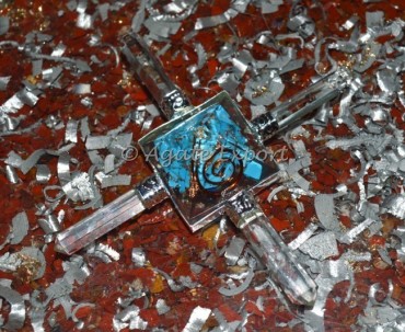 Turquoise Pyramids Energy Generator