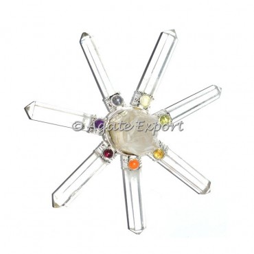 Natural Crystal Point Chakra Generator