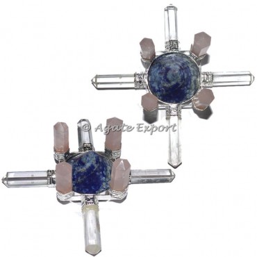 Crystal-Rose-Lapis Lazuli Energy Generator