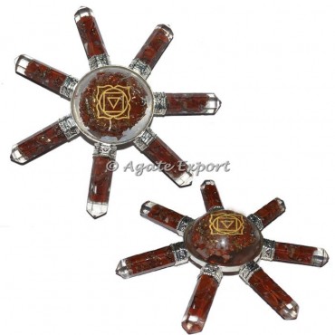 Root Chakra Red Jasper Orgone Energy Generator