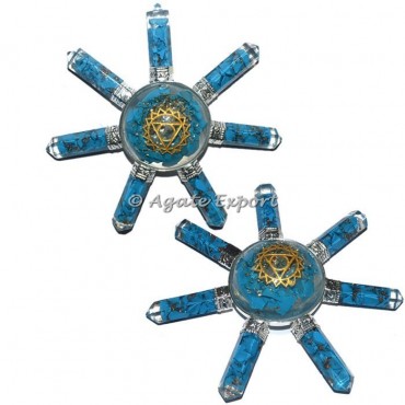 Throat Chakra Turquoise Orgone Energy Generator