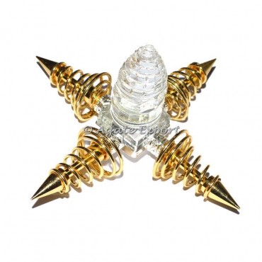 Shree Yantra With Copper Coil Energy Generator