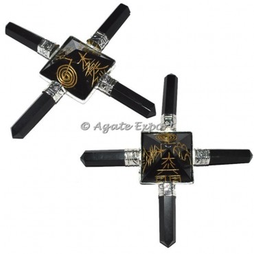 Black Tourmaline Reiki Energy Pyramids Generator