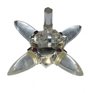 Crystal Quartz Bullet Chakra Healing Generator