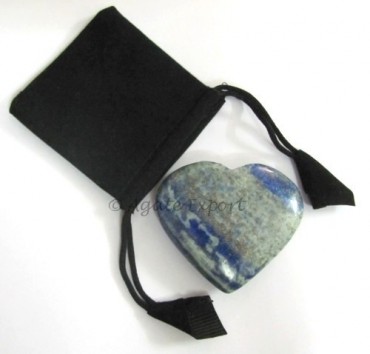 Lapis Lazuli Puffy Heart Gift Set