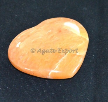Yellow Quartz Puffy Hearts
