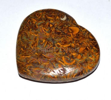 Calligraph Stone Puffy Hearts