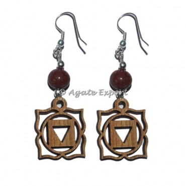 Root Chakra Symbols Earring