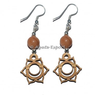 Sacral Chakra Symbol Earring