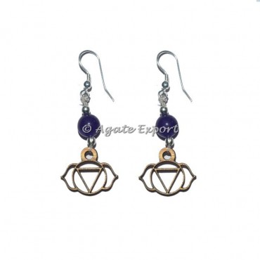 Third Eye Chakra Symbol Earring