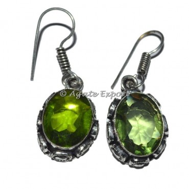 Lemon Quartz Imitation earrings