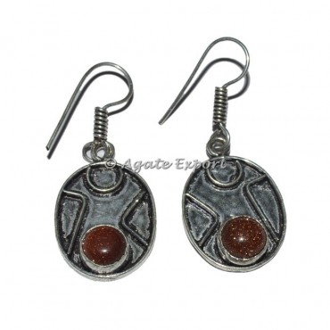 Sunstone Earrings