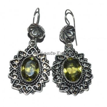 Fashion Earring Lemon Stones