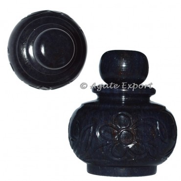 Blue Aventurine Handmade Carved Bottle