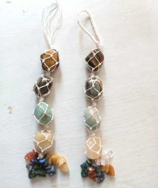 Assorted Crystal Healing Hanging Ornament With Chakra
