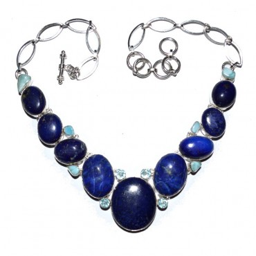 Lapis Lazuli Gemstone Healing Necklace
