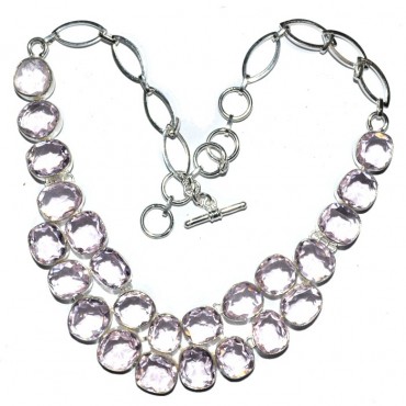 Light Amethyst Healing Stone Necklace