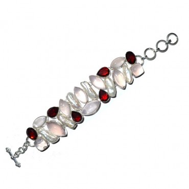 Pink Quartz Healing Stone Bracelets