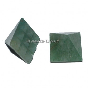 Green Aventurine Lemurian Pyramids