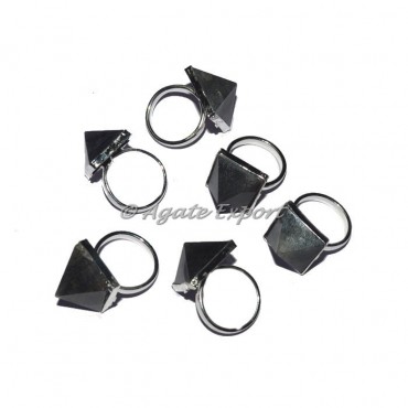 Labrodrite Pyramid Ring