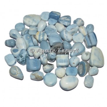 Blue Opal Original Tumbled Stones