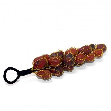 Red Jasper Tumble Wall Hanging for Good Luck