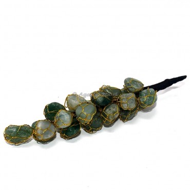 Green Aventurine Tumble Wall Hanging for Good Luck