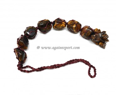 Tiger Eye Tumbled Stones for Car Hanging and Door Hanging