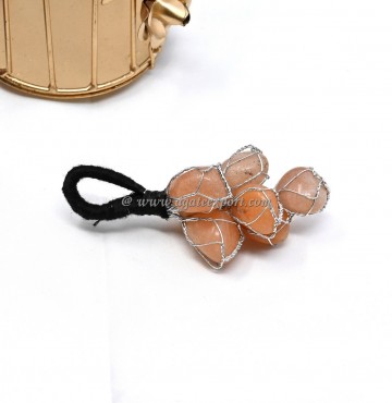 Peach Aventurine Tumbled Hanging for Home And Door