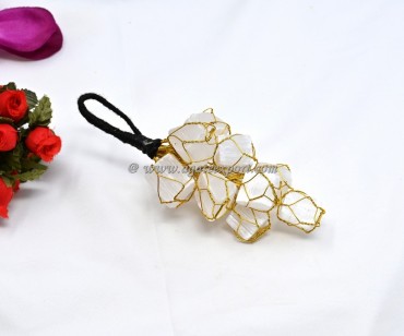 Selenite Tumbled Hanging for Home And Door