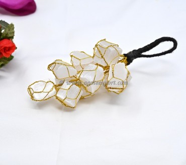 Selenite Tumbled Hanging for Home And Door