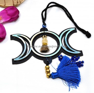 Triple Moon Hanging For Home And Car Decor