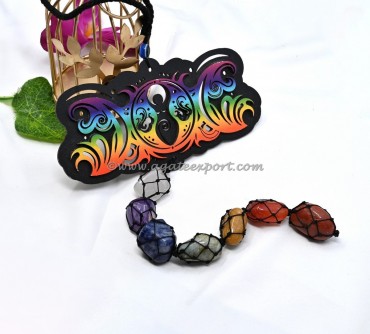 Goddess Moon With 7 Chakra Hanging For Home And Car Decor