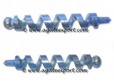 Lapiz Lazuli Hand Made Carved Wands.