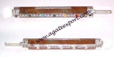 Golden Quartz Chakra Wands.