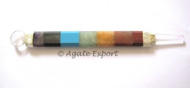 Seven Chakra Healing Wand With David Star